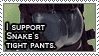 snake tight pants stamp